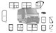 Стёкла Газель Next Bus Каркасник\ Луидор